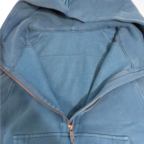 Lululemon Scuba Oversized 1/2 Zip Hoodie Size M/L in Blue Borealis - Picture 5 of 9